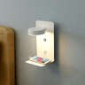 Natlampe med USB Opladestation og Hylde