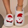 Christmas slippers for women – warm winter slippers with festive design