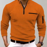 Langærmet Polo Shirt til Mænd - Klassisk og Komfortabel