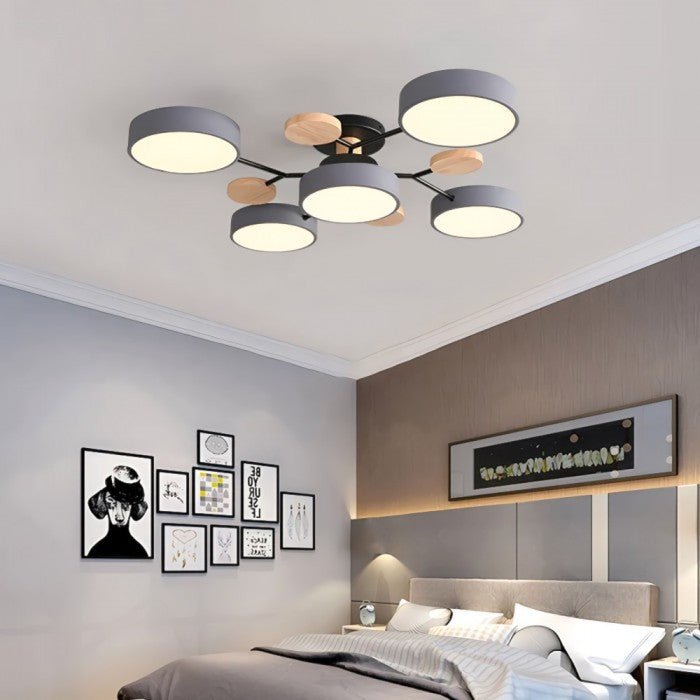 Skandinavisk LED Loftlampe - Moderne, Energibesparende og Bæredygtigt Design