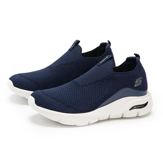 Dame Slip-On Sneakers – Komfortable Åndbare Walkingsko