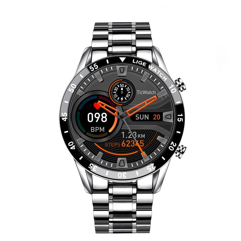 Smartwatch til Mænd | Multisport & Sundhedstracker | Bluetooth Opkald