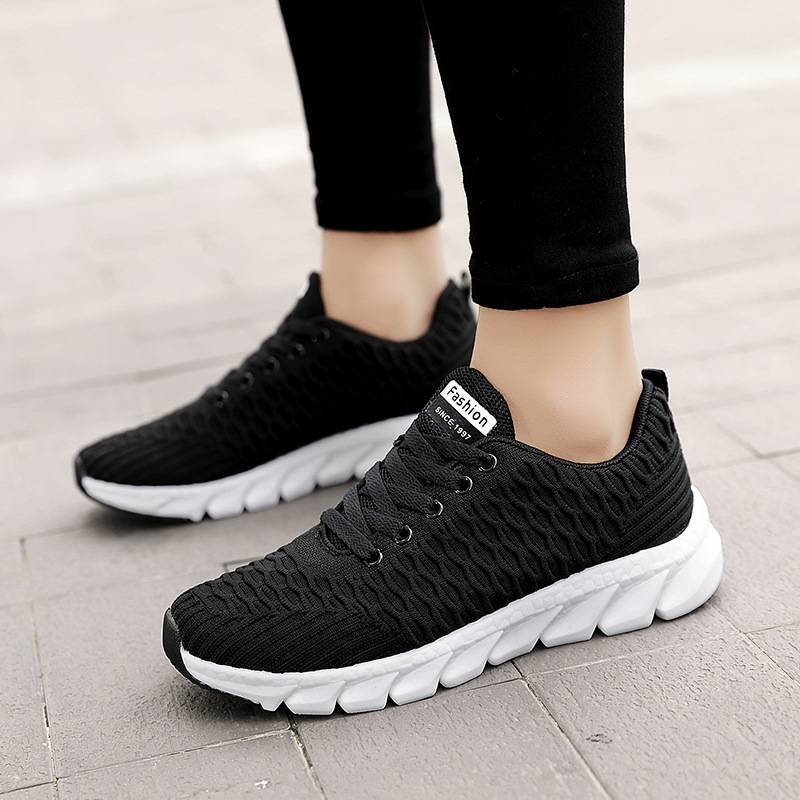 Komfortable Dame Sneakers med Memory Foam Indersål