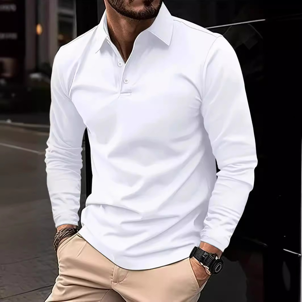 Tidløs Stilfuld Skjorte til Mænd - Slim Fit og Komfortabel