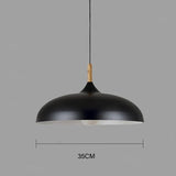 Moderne Skandinavisk Egetræ LED Loftlampe