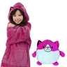 Children's Plush Hoodie – Warm Animal Poncho with Teddy Bear