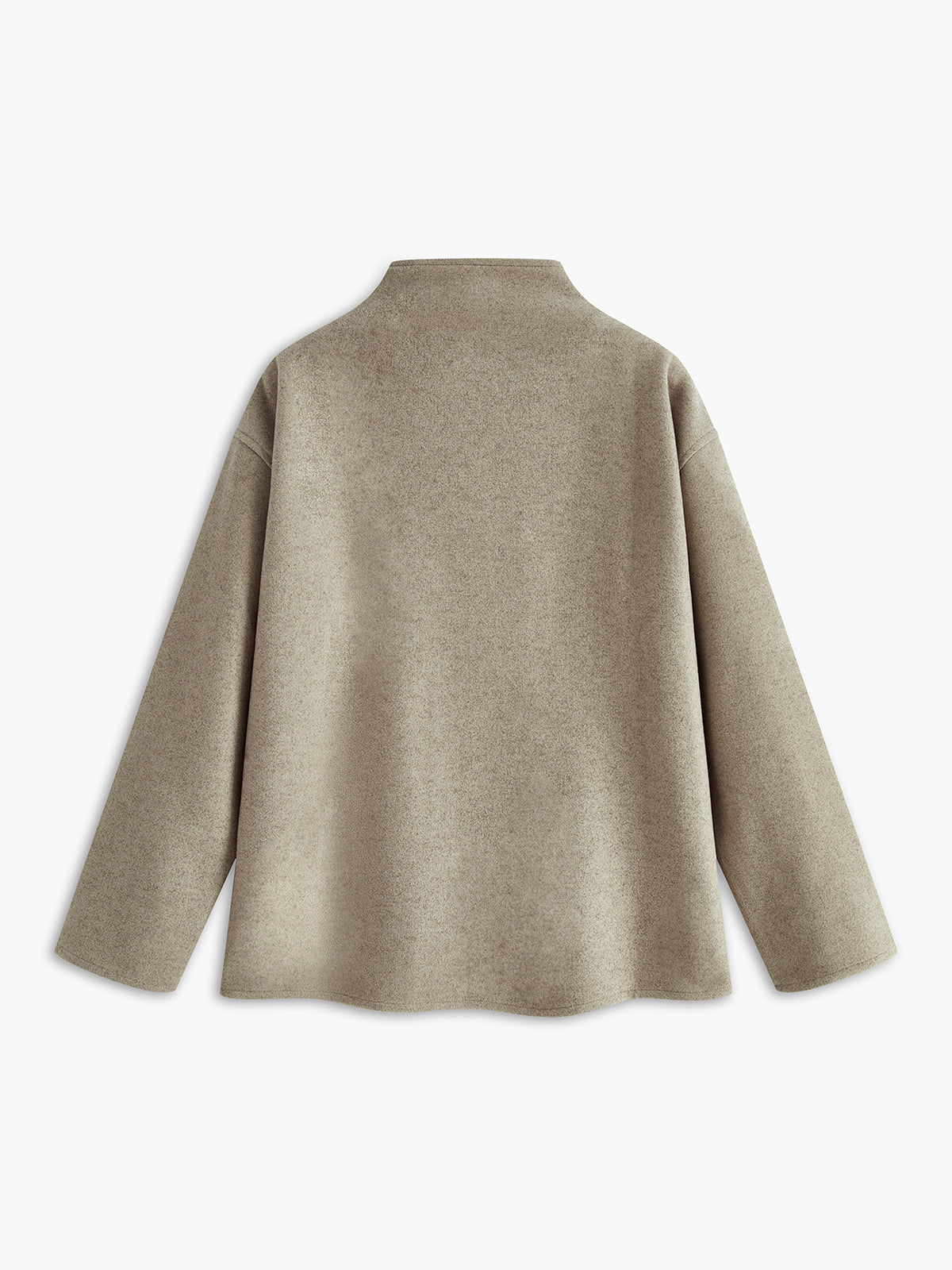 Oversized Button-Down Jakke til Damer - Stilfuld og Komfortabel