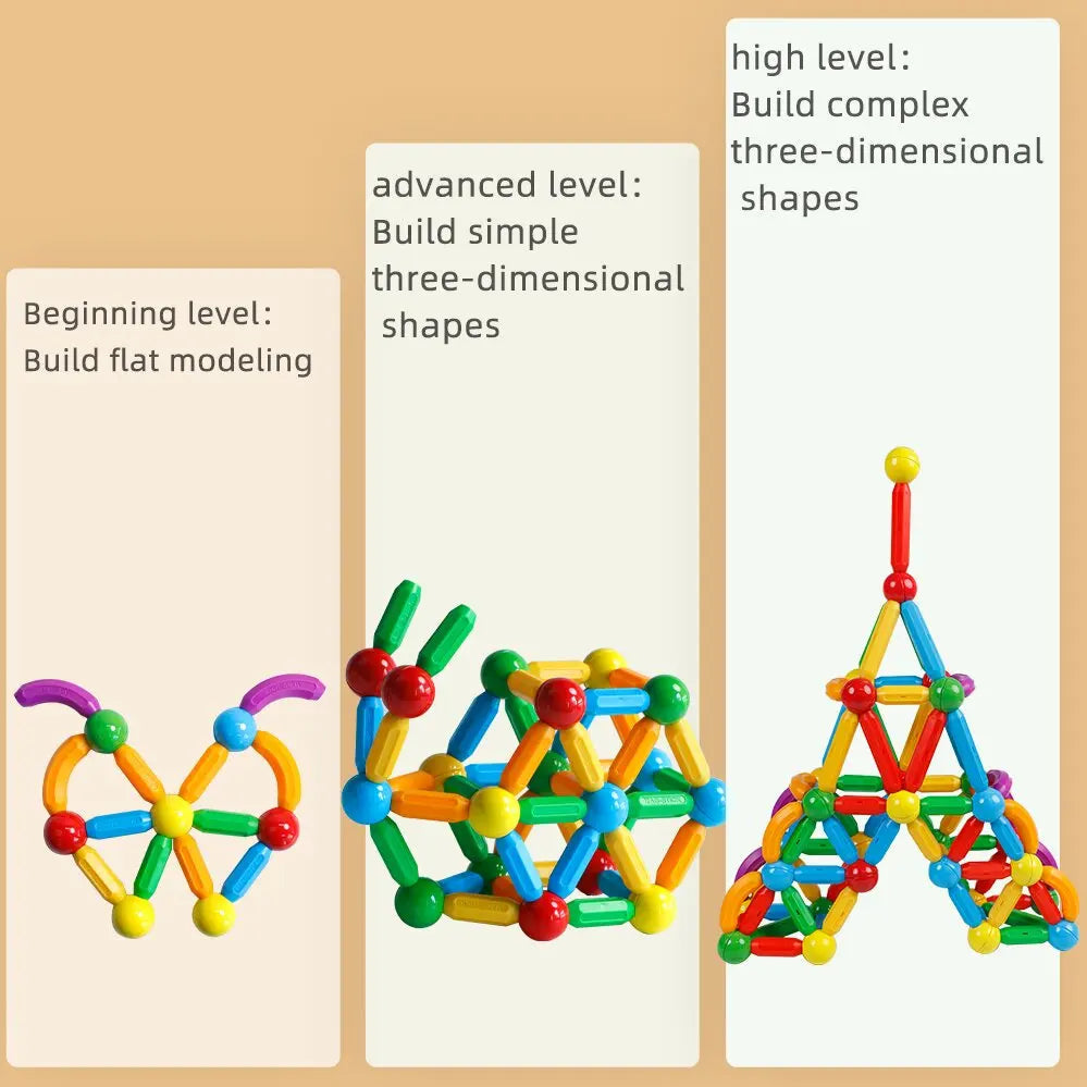 Magnetic Building Set for Children – Creative Educational Toy