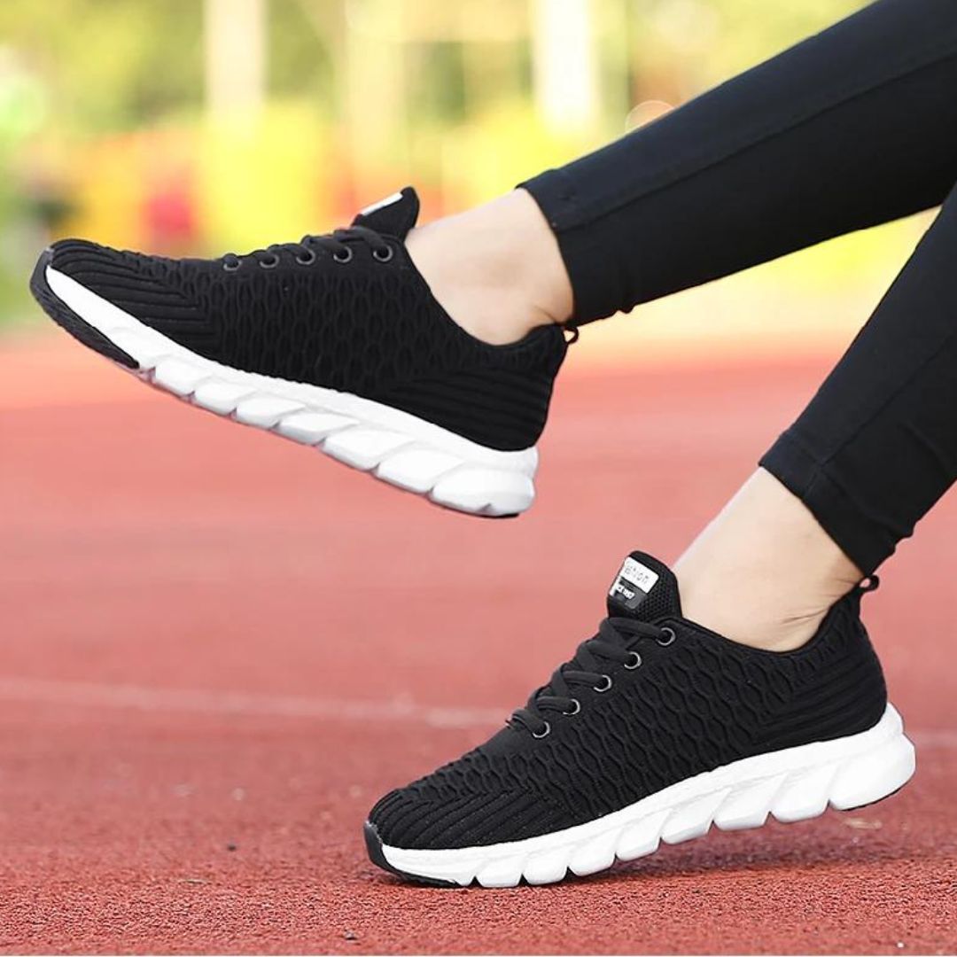 Komfortable Dame Sneakers med Memory Foam Indersål