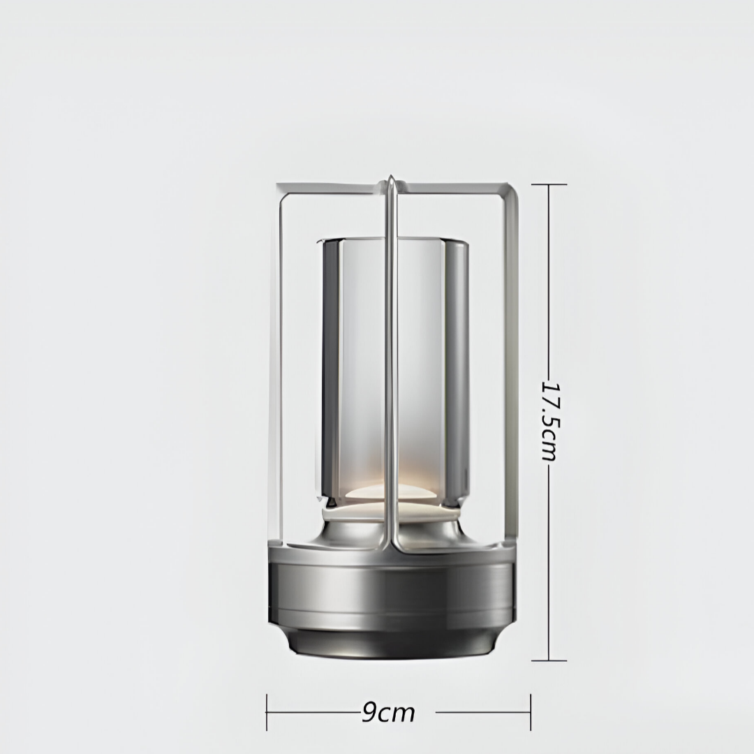 Modern mood lamp – Elegant cylindrical table lamp with warm light