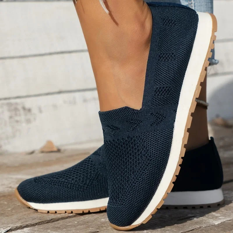 Ortopædiske Dame Slip-ons - Komfortable Slip-ons med Åndbar Fodseng