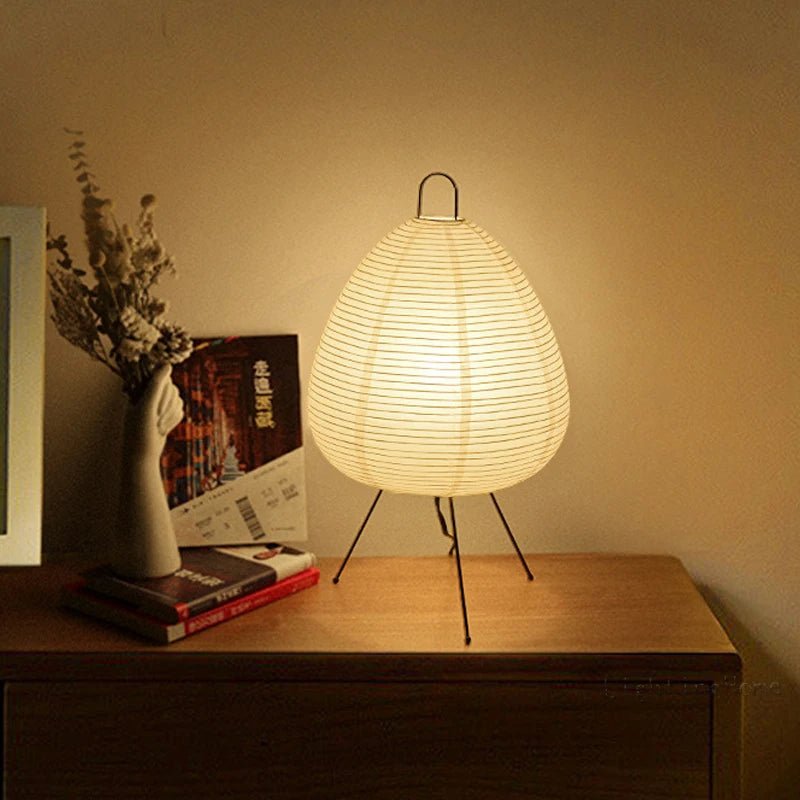 Rispapir Bordlampe til Stemningsfuld Belysning
