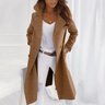 Ladies' winter jacket with wrap collar – elegant and timeless