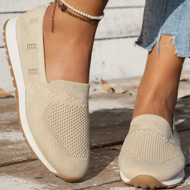 Ortopædiske Dame Slip-ons - Komfortable Slip-ons med Åndbar Fodseng