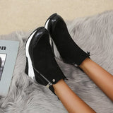 Dame ankelstøvler – Sporty vinterstøvler med blødt for