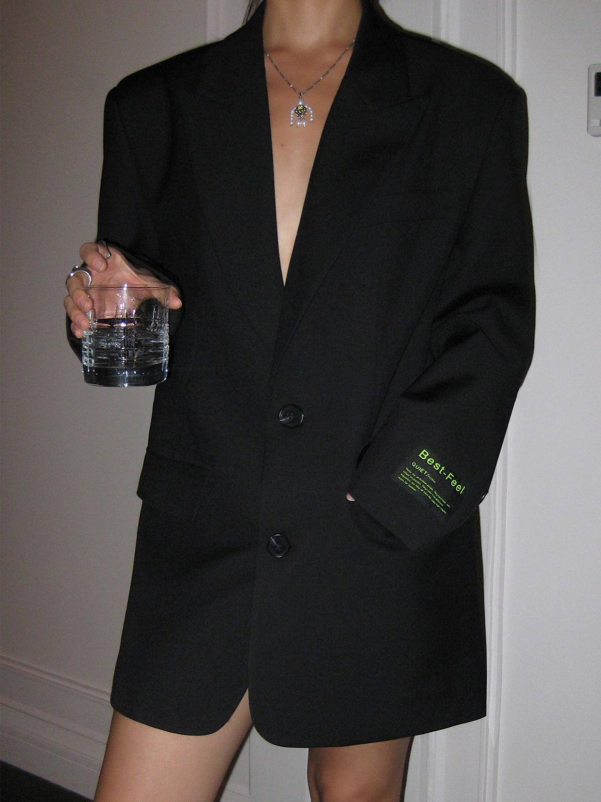 Oversized Klassisk Blazer med Tidløst Design