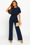 Jumpsuit med Justerbart Taljebånd og Elegant Pasform