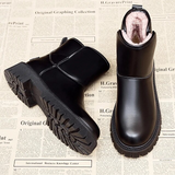 Dame Vinterstøvler – Varme Korte Ankelstøvler med Blødt For