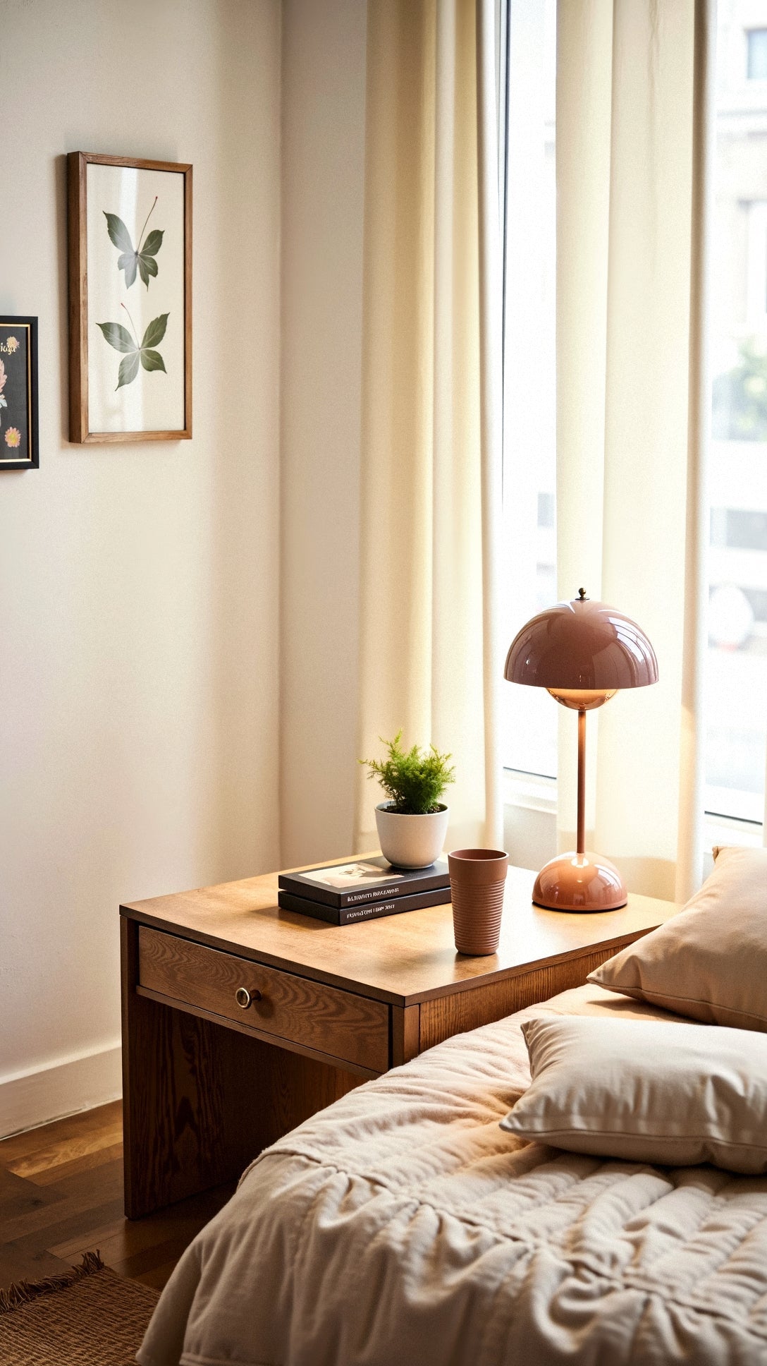 Trådløs Bordlampe med Moderne Design og Varmt Lys