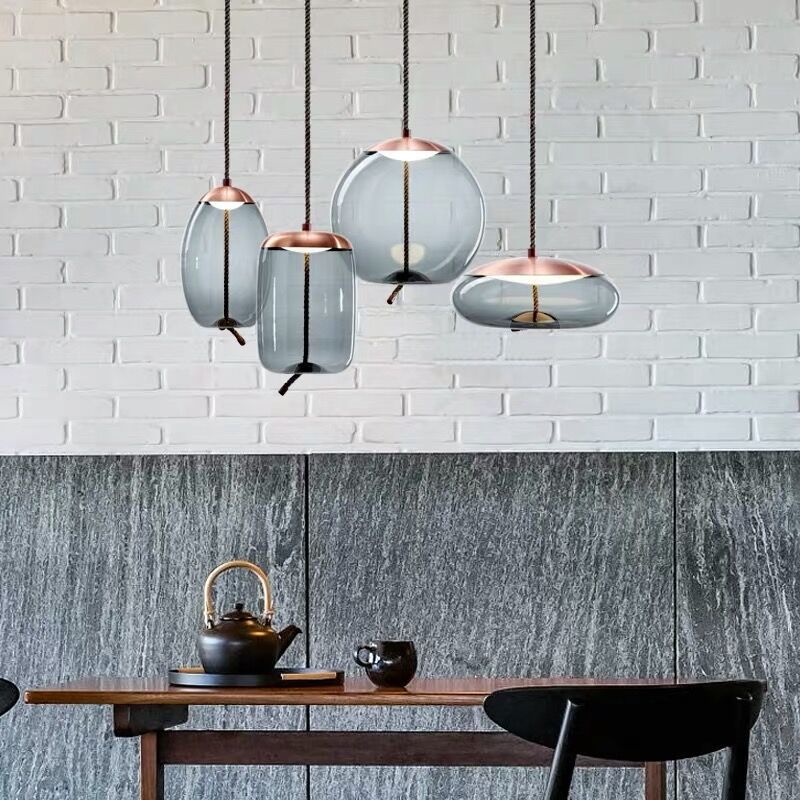 Moderne Loftlampe Rose Guld Design
