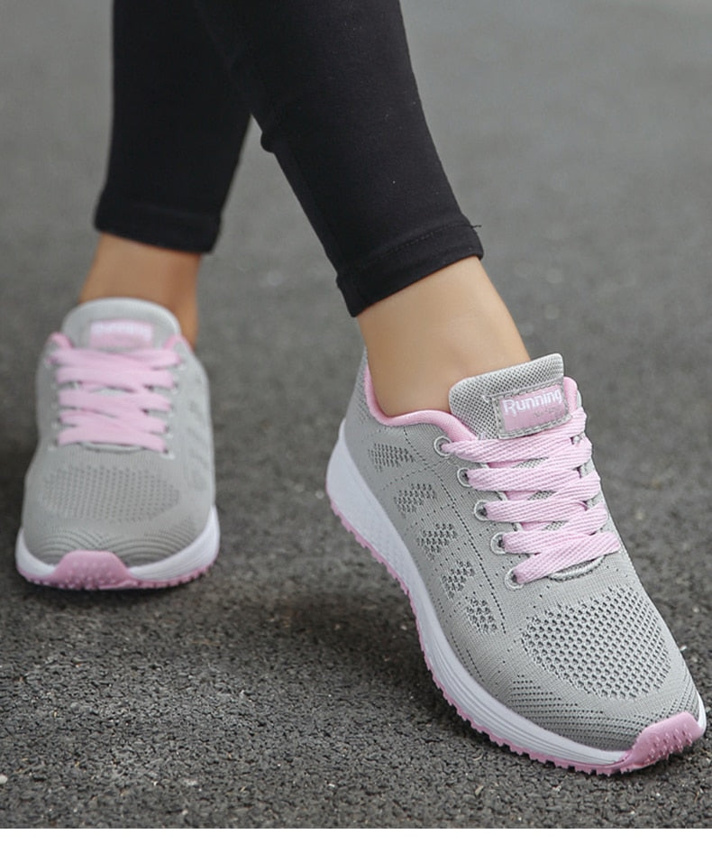 Let og Åndbar Dame Sneakers med Stabilitet