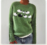 Retro Sweater med Komfortabel Pasform og Stilfuldt Design