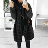 Women's Long Faux Fur Jacket – Elegant and Warm Winter Jacket