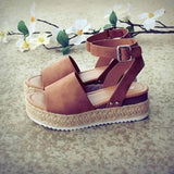 Sommer Platform Espadrille Sandaler til Damer