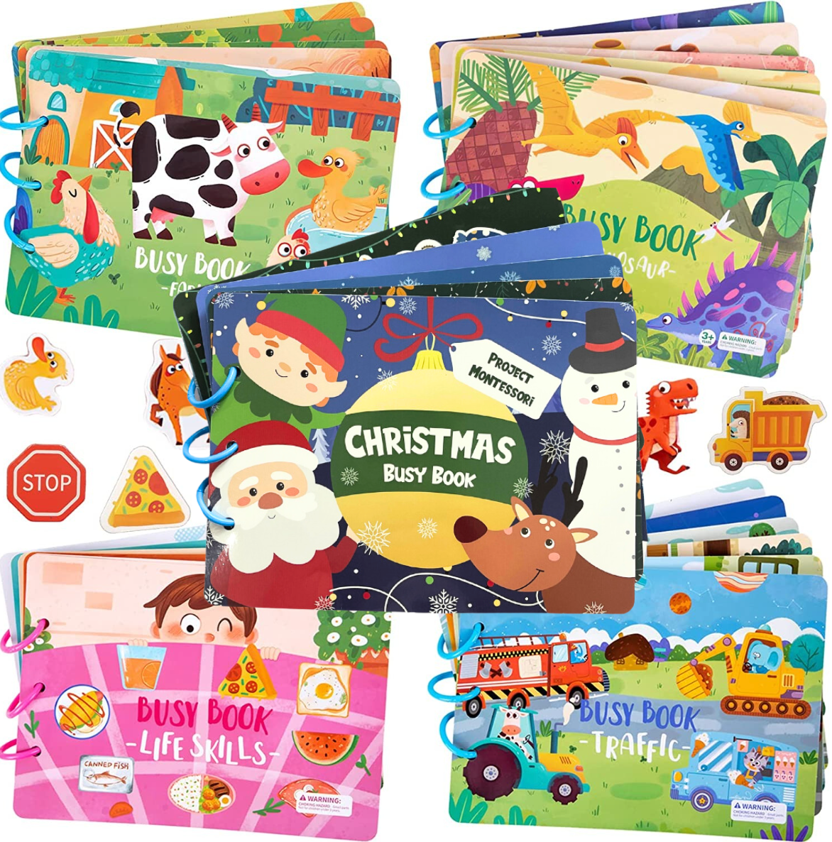 Busy Book for Børn – Interaktivt Pædagogisk Aktivitetsbog