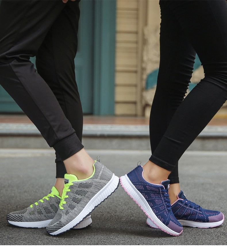 Let og Åndbar Dame Sneakers med Stabilitet
