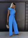 Elegant og Komfortabel Jumpsuit med Sommerfugleærmer