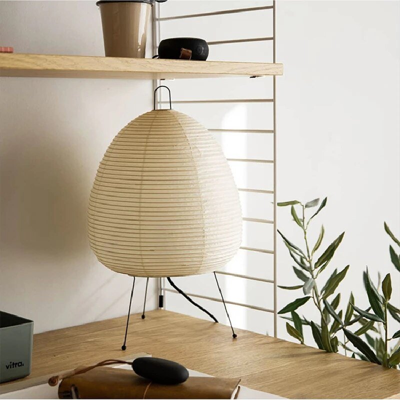 Rispapir Bordlampe til Stemningsfuld Belysning
