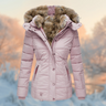 Ladies' Winter Jacket – Warm Jacket with Luxury Fur Collar and Hood