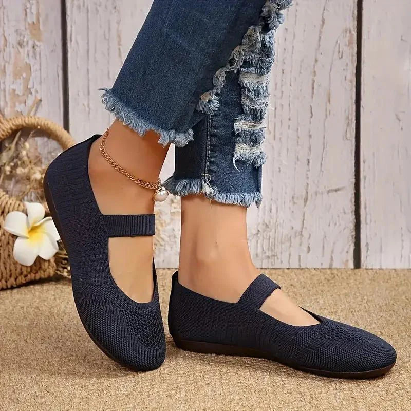 Let og Fleksibel Slip-on Sko til Damer