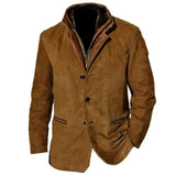 Vintage Look Jakke til Mænd med Slim Fit