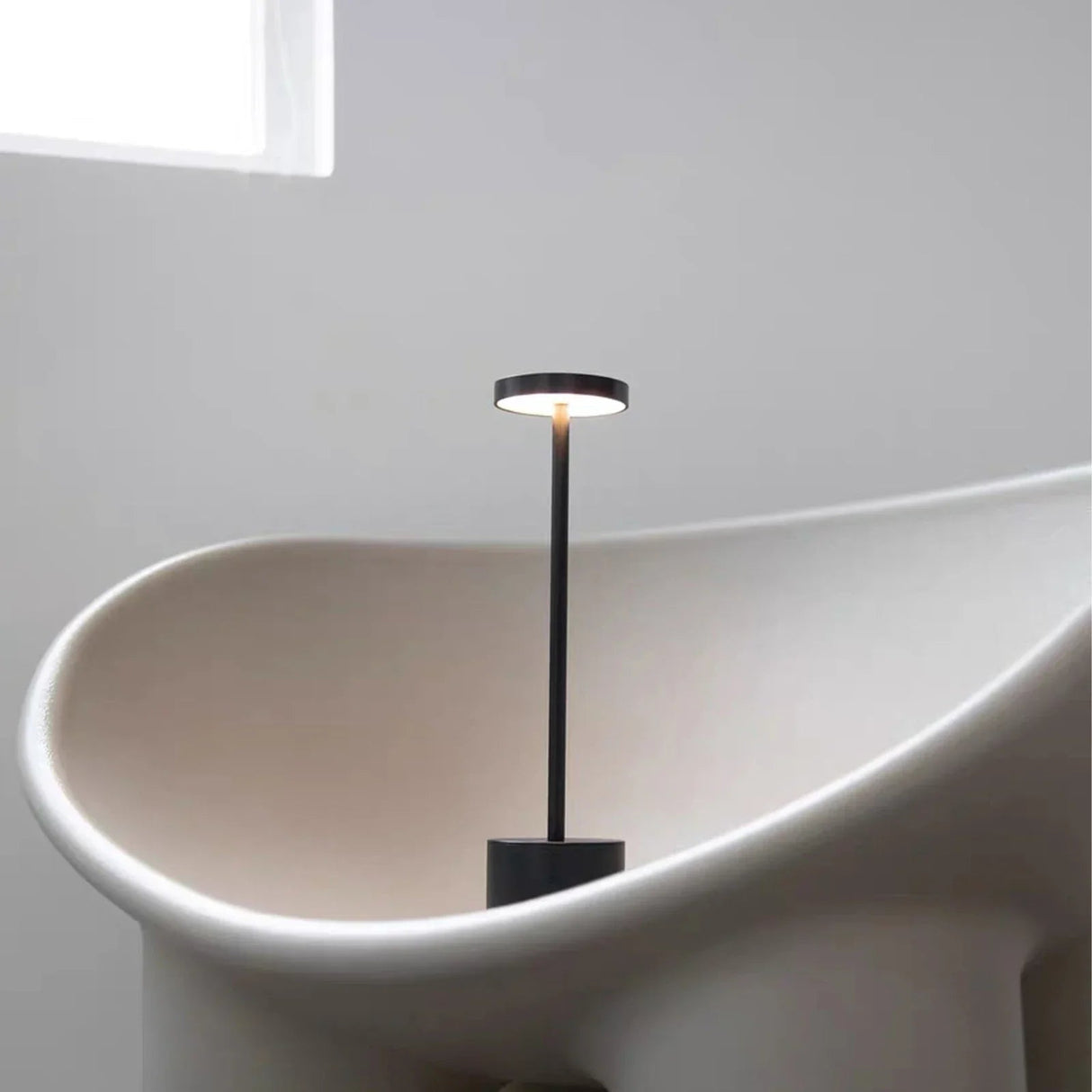 Trådløs Touch Bordlampe med Varmt Lys