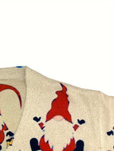 Julecardigan med rensdyr – Dame vintervest med festligt design