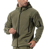 Herre Tactical Hoodie Jakke – Komfortabel Outdoor Jakke med Hætte