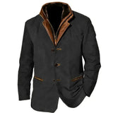 Vintage Look Jakke til Mænd med Slim Fit