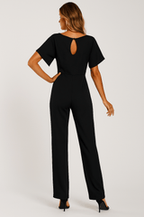 Jumpsuit med Justerbart Taljebånd og Elegant Pasform