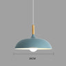 Moderne Skandinavisk Egetræ LED Loftlampe