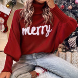 Dame Juletrøje “Merry” – Komfortabel Vinter Sweater