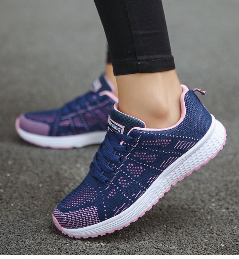 Let og Åndbar Dame Sneakers med Stabilitet