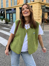 Højkvalitets Sherpa Fleece Vest til Damer