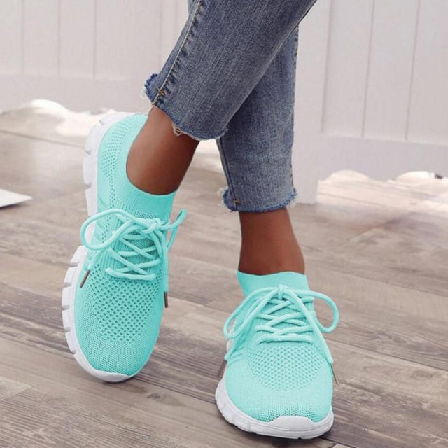 Trendy Dame Sneakers med Ergonomisk Fodseng og Moderne Design