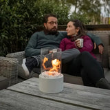 Bærbar moderne bordpejs til hyggelige aftener