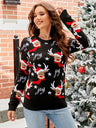Women's Christmas Sweater – Fun Reindeer Winter Sweater with Festive Design