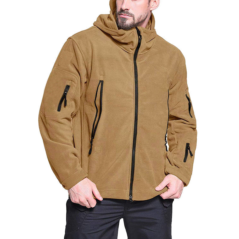 Taktisk Fleecejakke til Herrer – Varm, Funktionel & Outdoor-sikker
