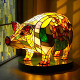 Kunstnerisk Bordlampe med Dyremotiver