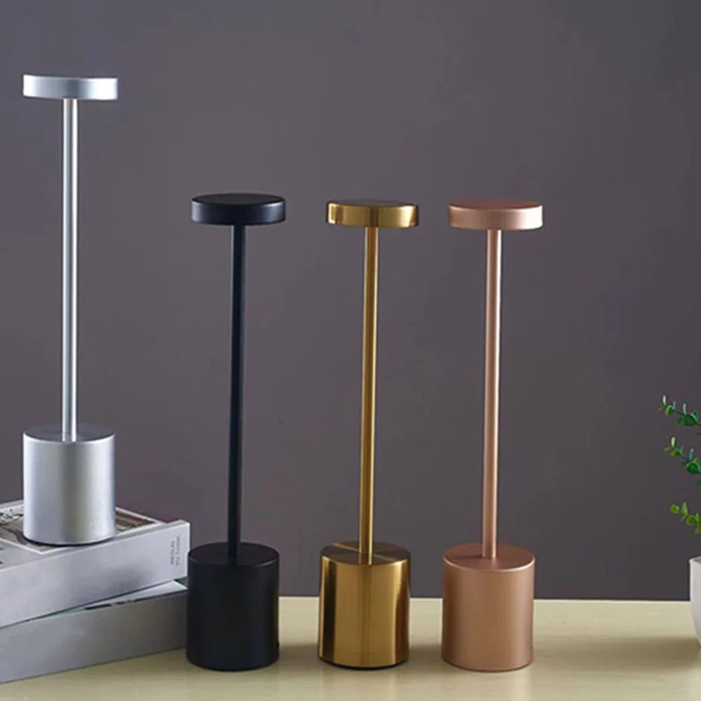 Trådløs Touch Bordlampe med Varmt Lys